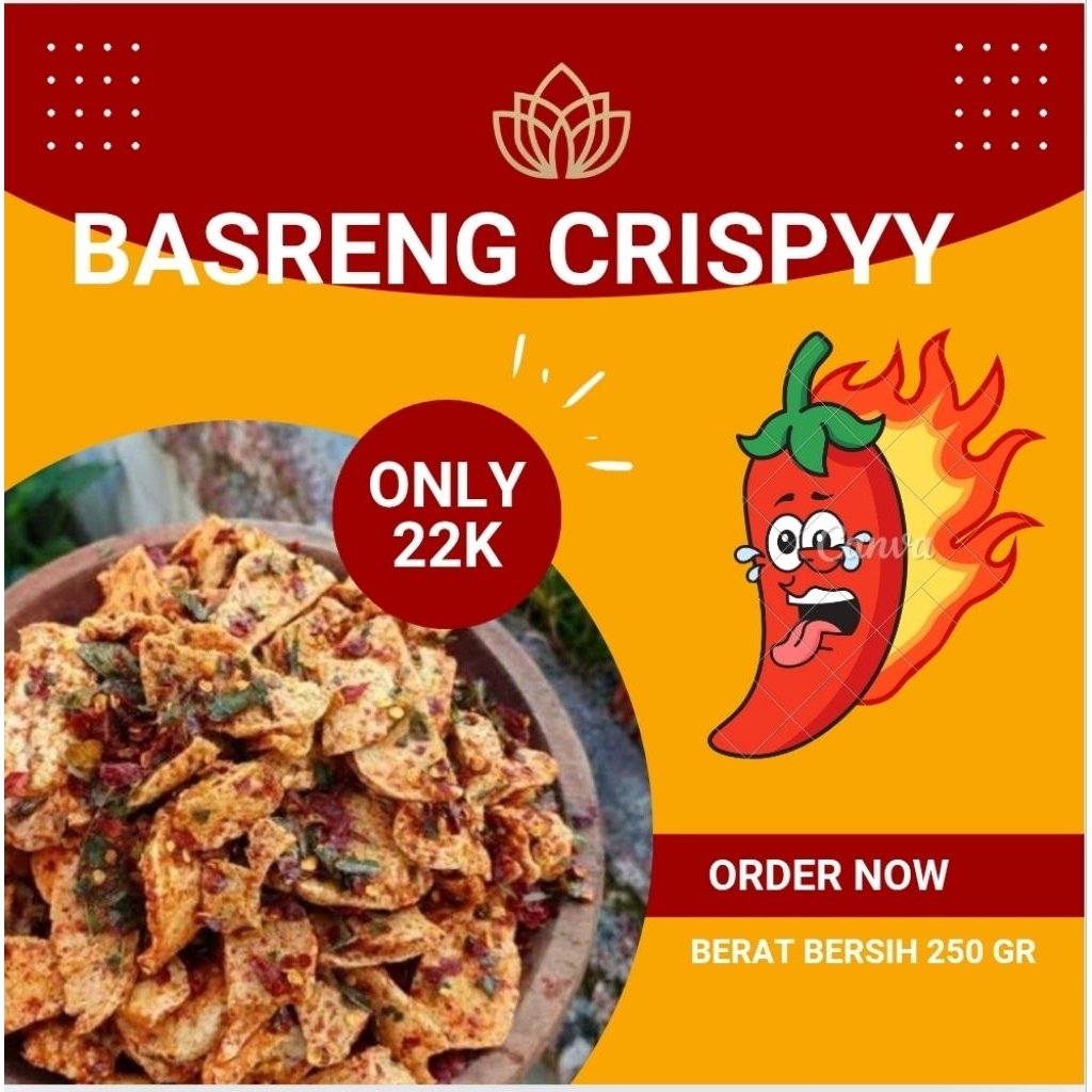 

Basreng 250gram|Basreng Gurih Pedas|Cemilan Kering Renyah|Basreng OriginallJagung Manis Pedas|Snack Kekinian|Basreng UMKM|Cemilan Murah Enak|Basreng Viral|Bakso Goreng Garing|Basreng Kriuk|Basreng Bumbu Tabur|Cemilan Basreng Kering|Basreng Pedas Gurih