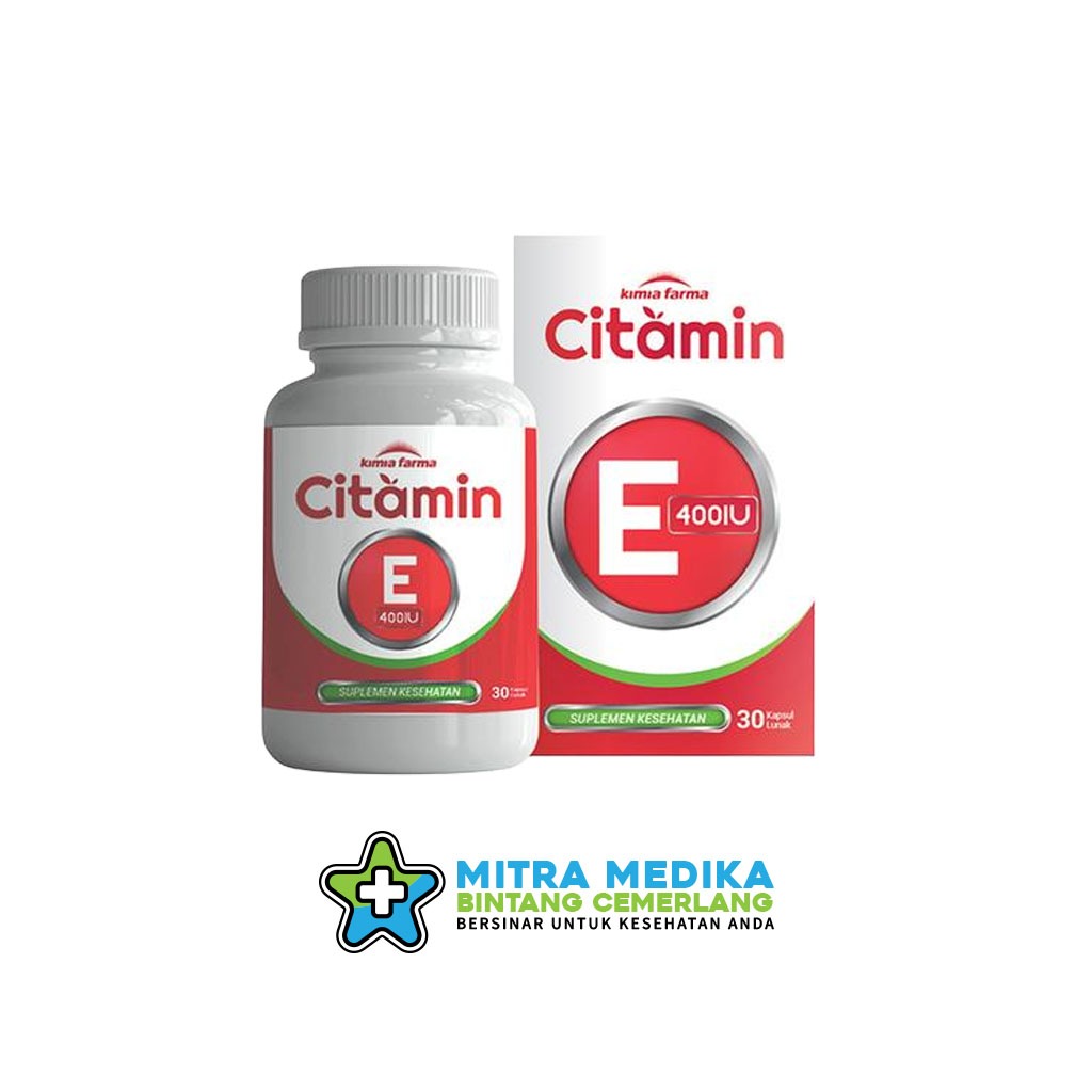 CITAMIN E 400 IU SUPLEMEN KESEHETAN VITAMIN E (1 KOTAK)