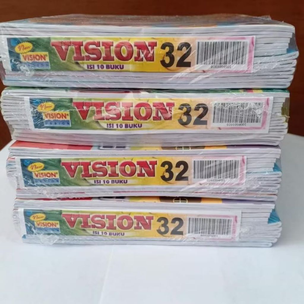 

(1 PAK) Buku Tulis VISION 32 lembar (Isi 10 Buku)