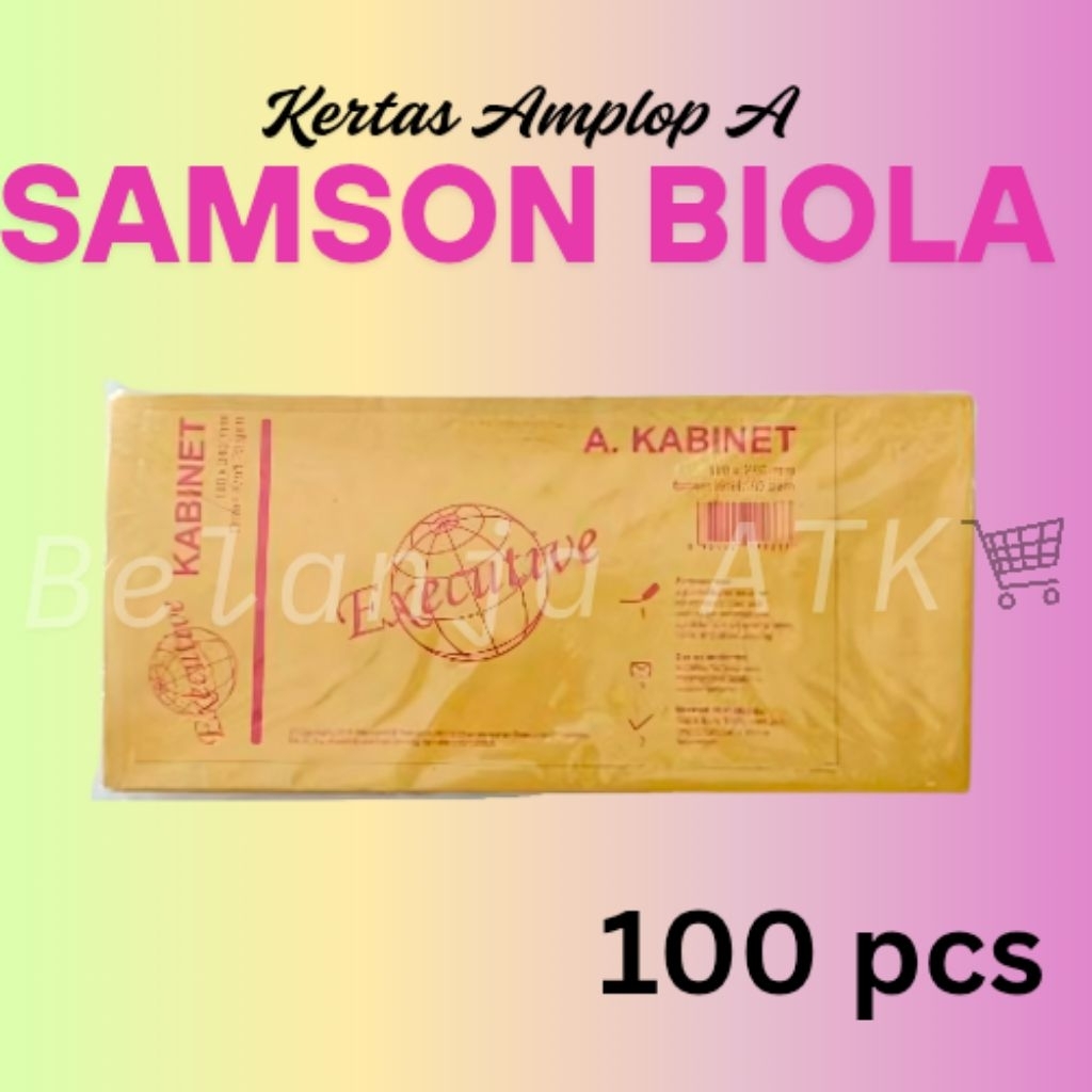 

[per pak] Amplop kertas coklat samson A B C D E biola isi 100 pcs