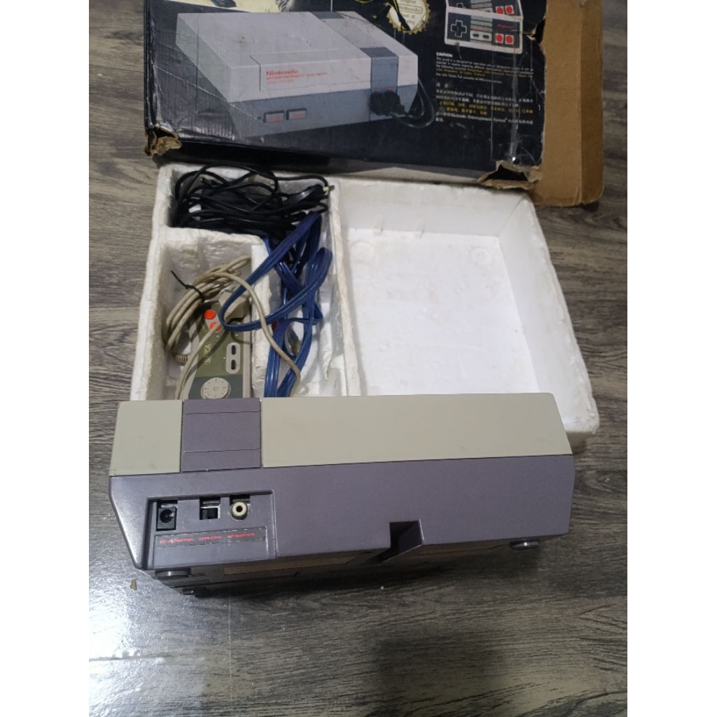 nintendo nes jadul retro fullset original orisinil mulus