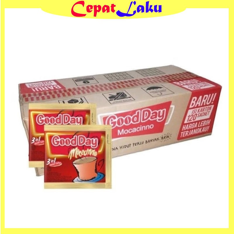 

Good Day Mocacinno Kopi Instan [120 sachet/Karton]