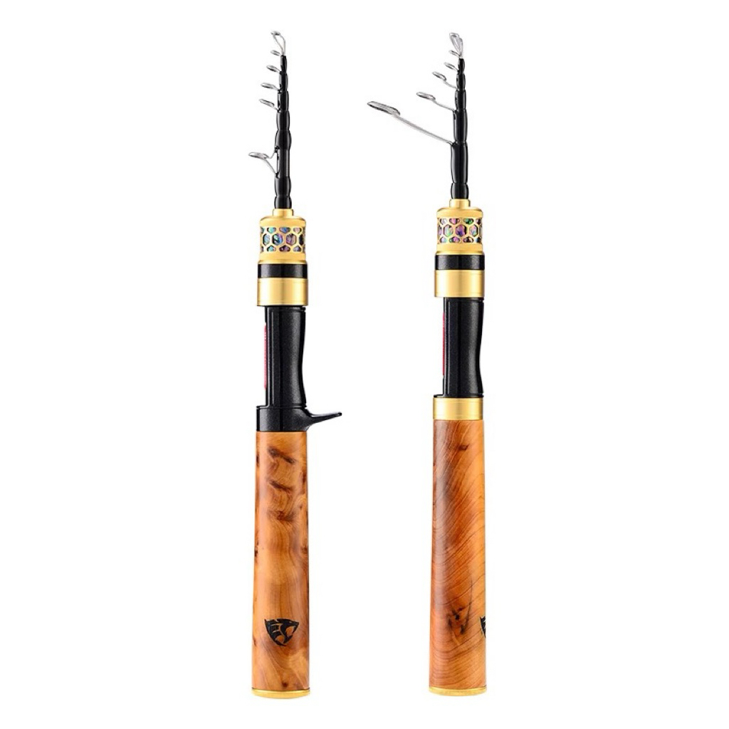 joran telescopic diagon seal coklat emas fuji clicker