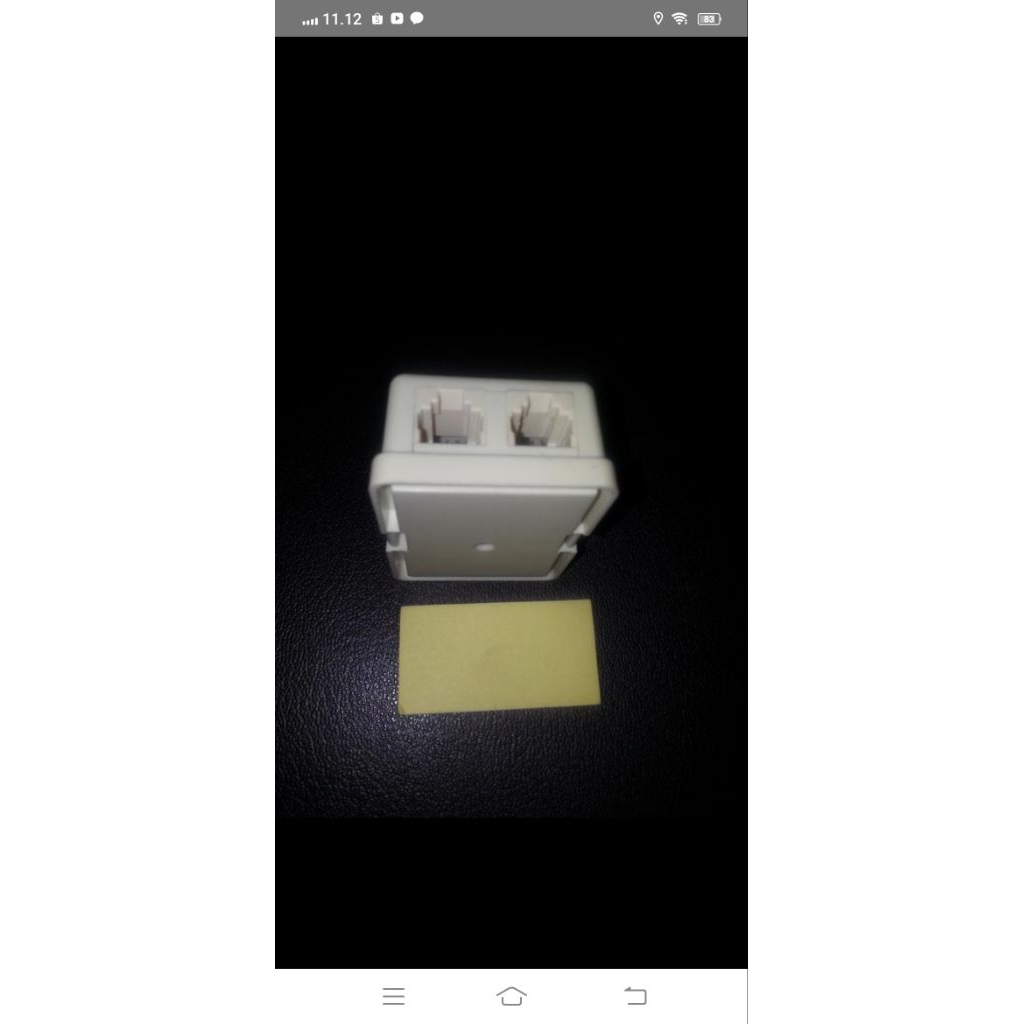 Roset Terminal 2 Lubang / Rosette RJ - 11