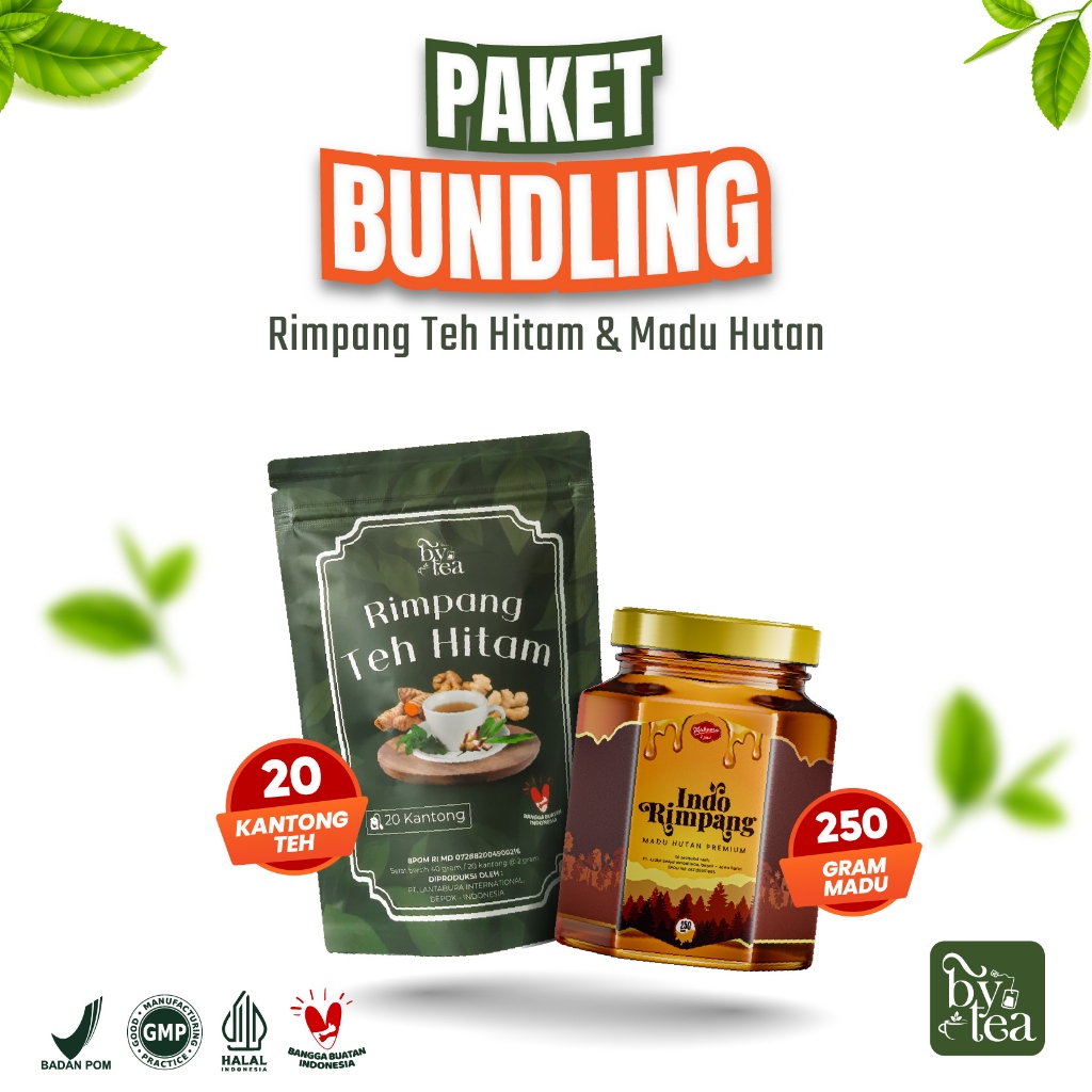 

Paket Bundling Hemat ByTea Teh Rimpang Hitam Dan Madu Indo Rimpang Promil Melancarkan Haid