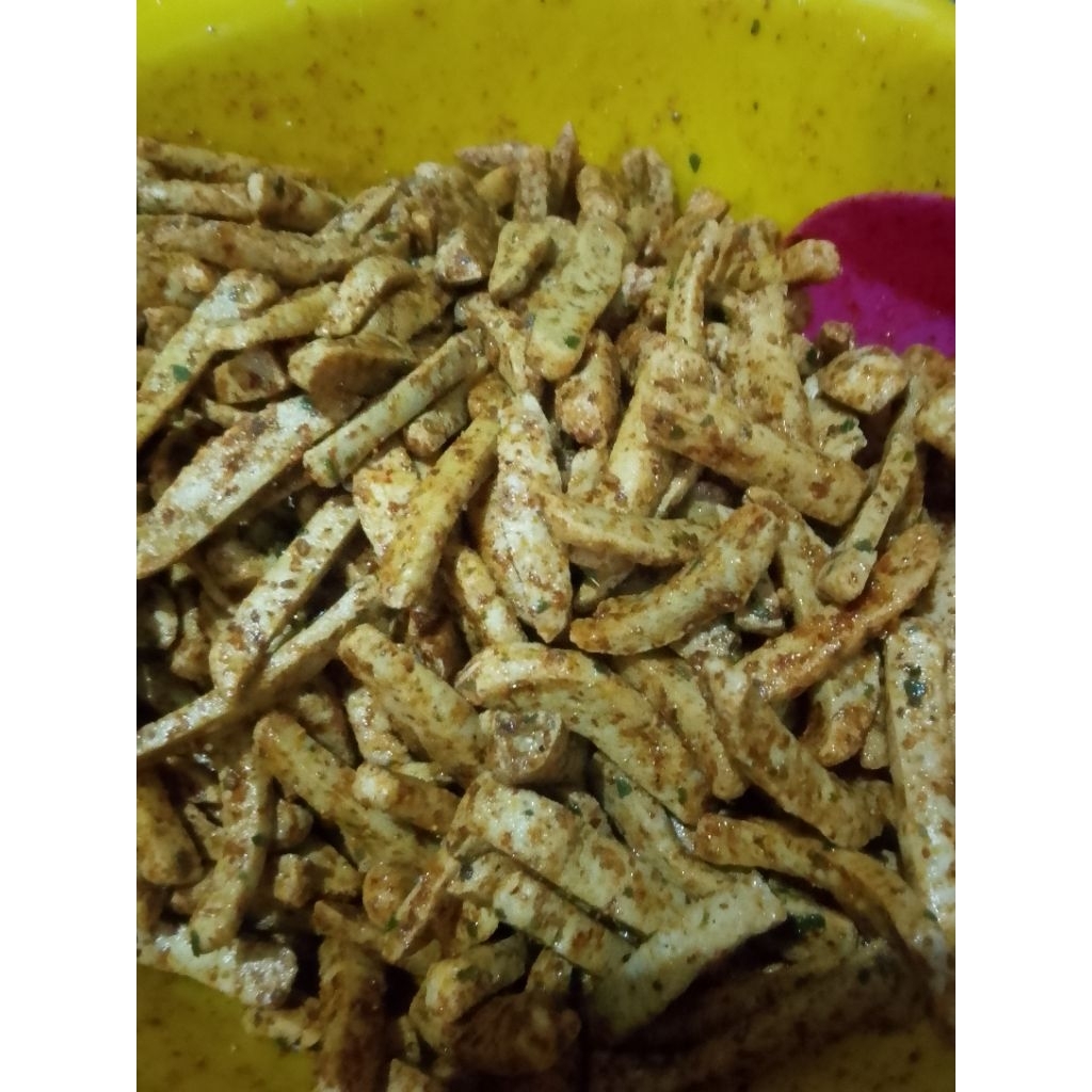 

Basreng pedas daun bawang 1kg
