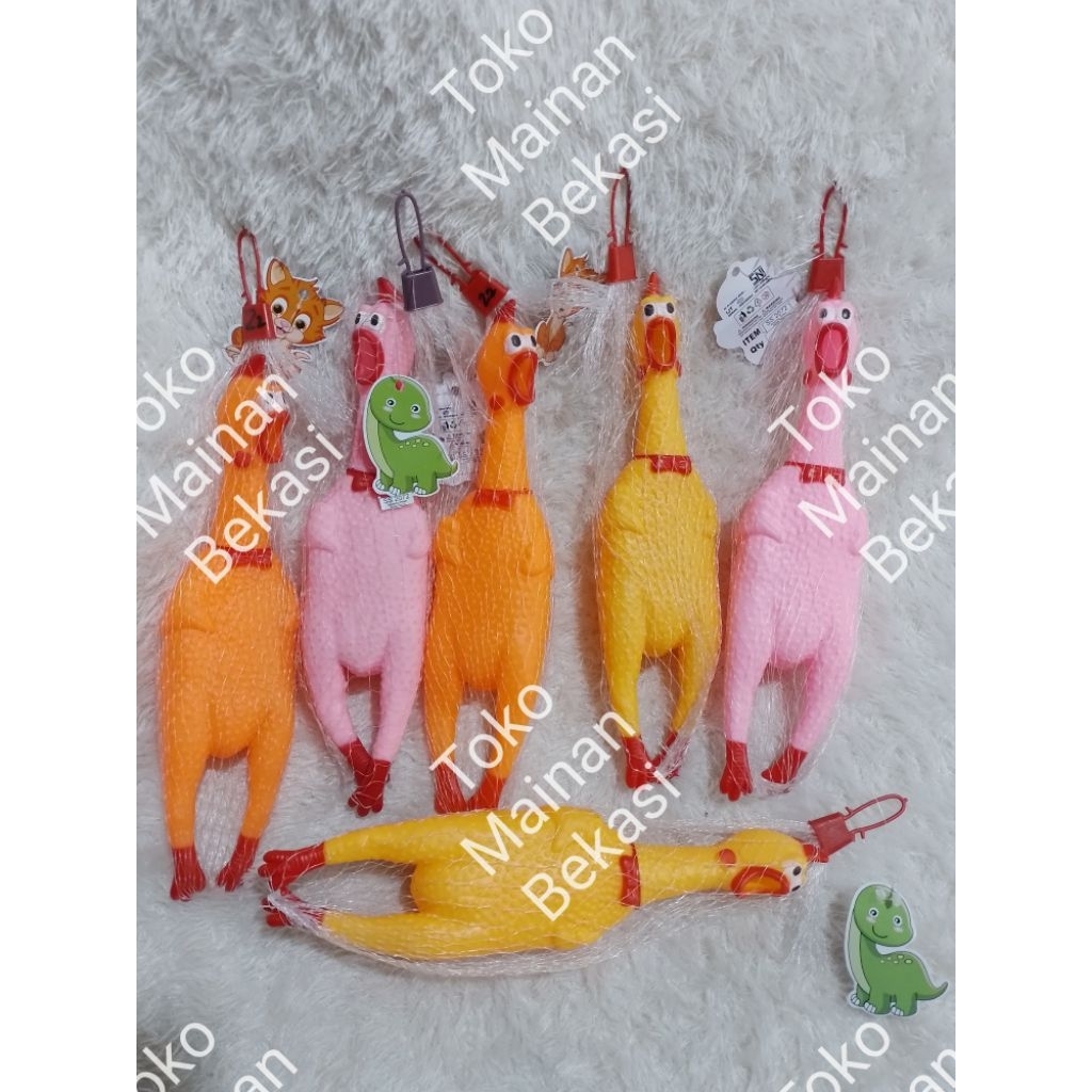 MAINAN AYAM BERKOKOK UKURAN -+30CM