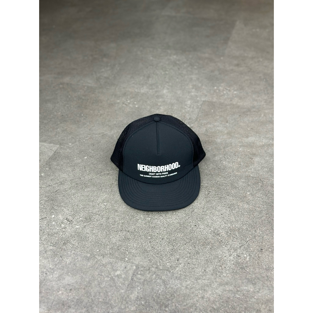 NEIGHBORHOOD JAPAN MESH TRUCKER CAP BLACK 100% ORIGINAL