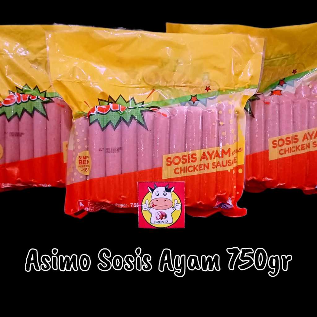 

ASIMO SOSIS AYAM 750GR - FROZEN FOOD - BRONTZ JOGJA