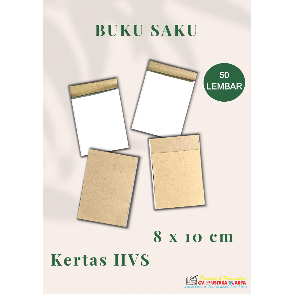 

Buku Saku (Catatan) 8 x 10 cm