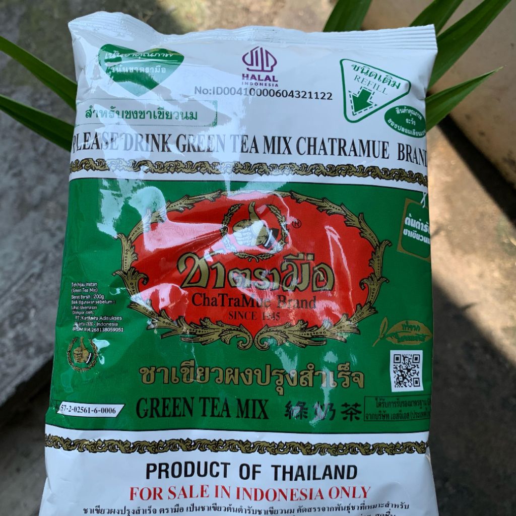 

Green Tea mix Thai Tea Teh hijau thailand | CHATRAMUE GREEN TEA