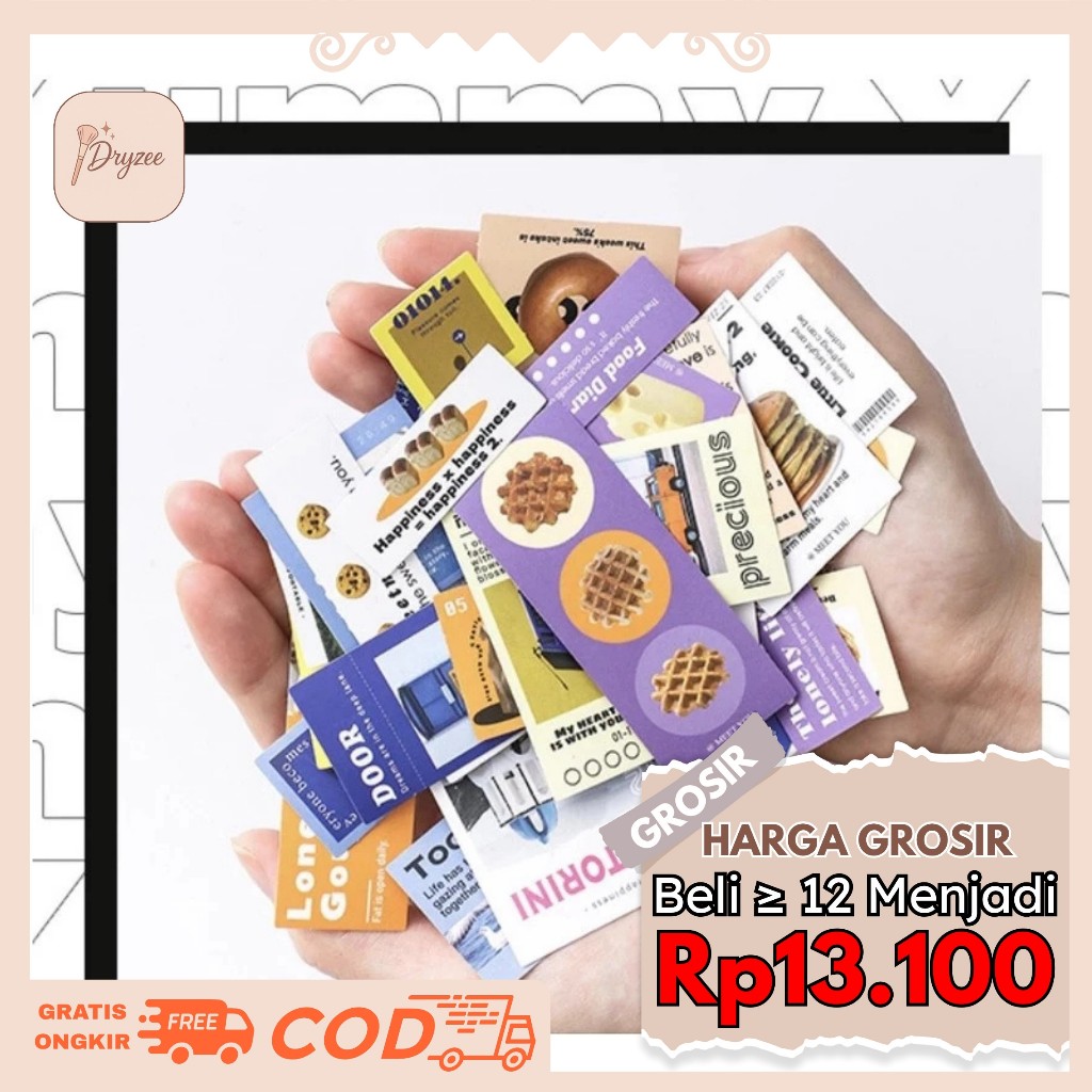 

20 Pcs Stiker Vintage Buat Jurnal Motif Time Traveler- SP13