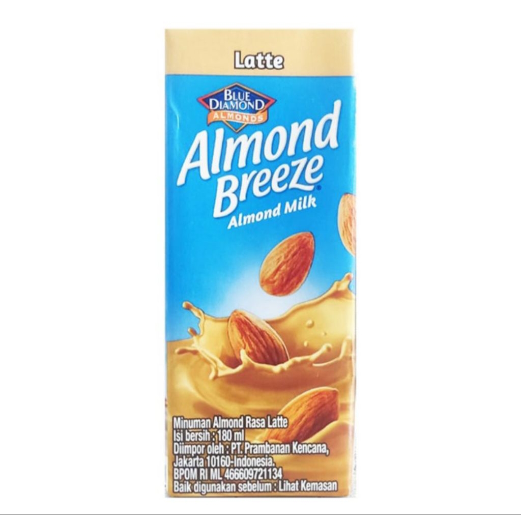 

Almond Breeze Susu Almond Cair Latte Kotak 180 ml