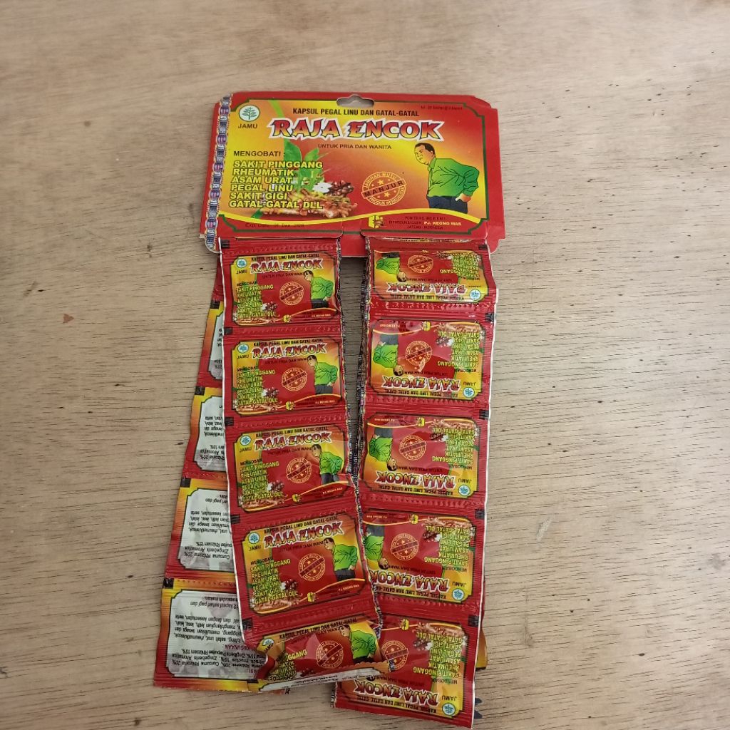 

jamu tradisional raja encok isi 20 sachet