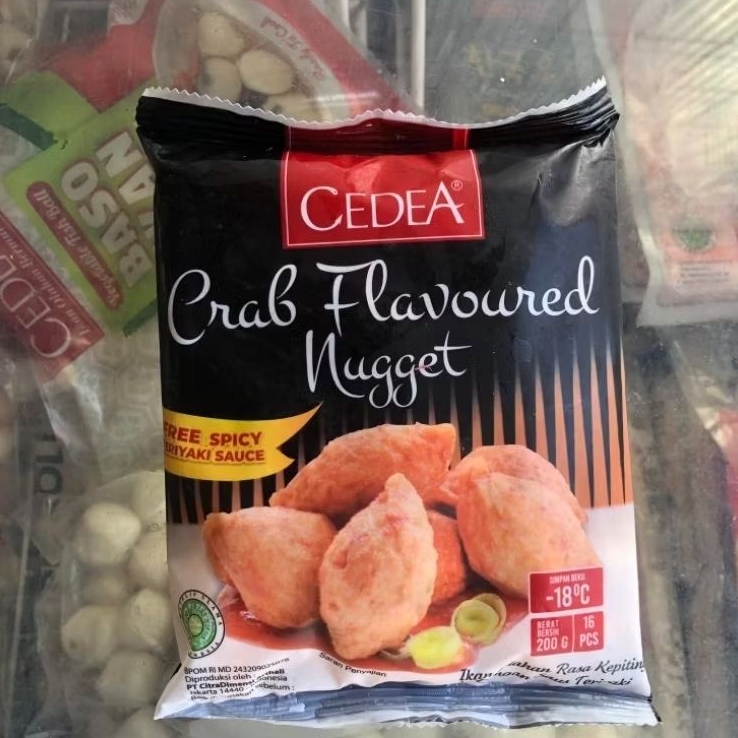 

CRAB FLAVOURED NUGGET CEDEA ISI 200 GRAM | Banna Foody | Snack Viral