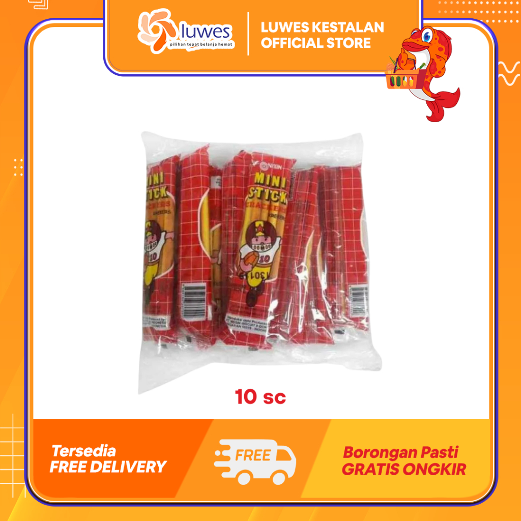 

Nissin Mini Stick Biskuit 25gr x 10pcs Memiliki Rasa Yang Gurih