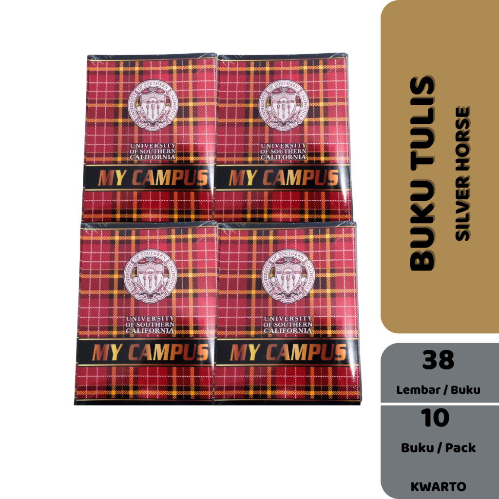 

(PACK) BUKU TULIS SILVER HORSE 38 LEMBAR