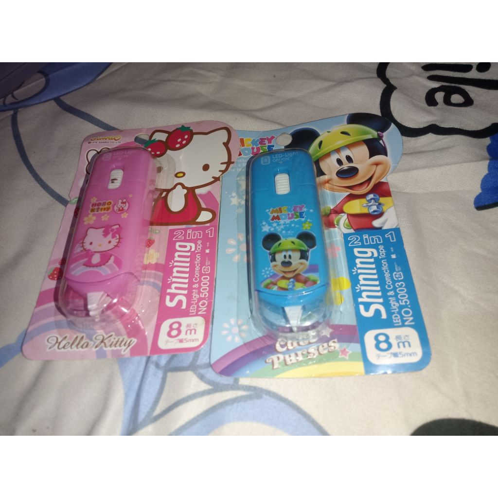 

Led light & correction tape