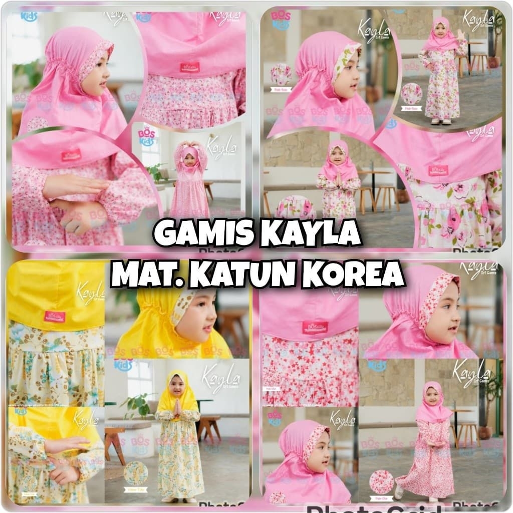 SET GAMIS KAYLA BRAND BOS KIDS