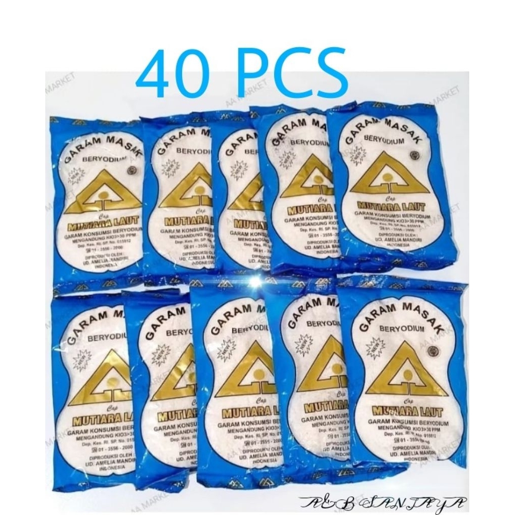 

Isi 40Pcs Garam Masak/Garam Halus BERYODIUM 100gram
