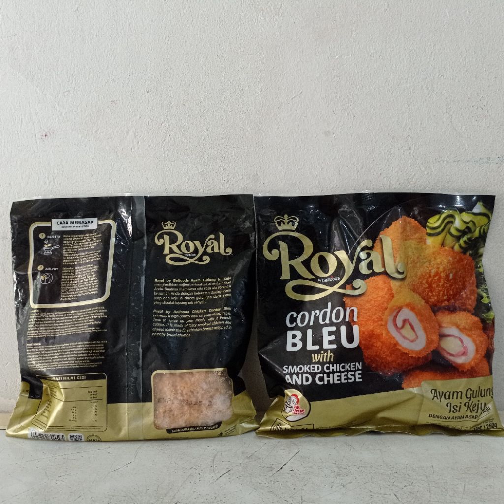 

Royal cordon bleu 250 gram isi 3 pcs | ayam gulung isi keju | cordon bleu