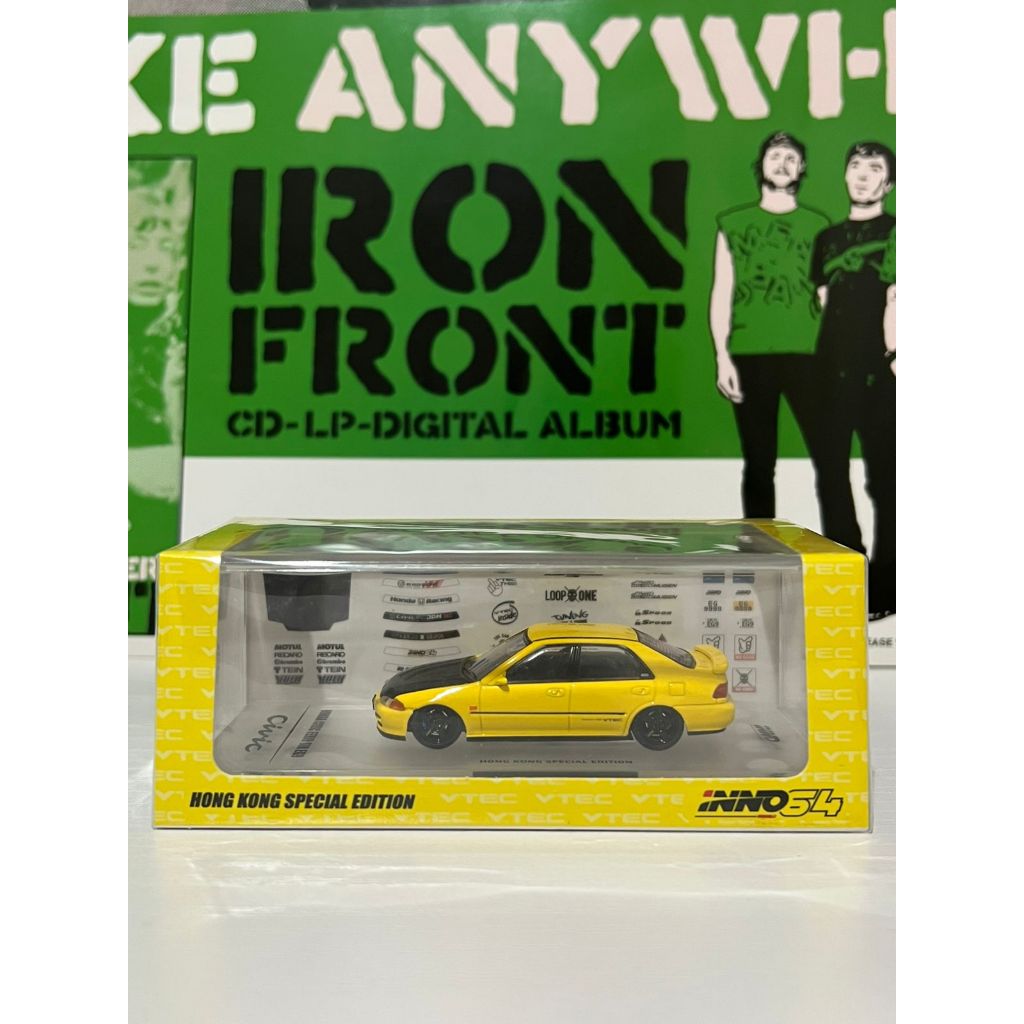 Diecast Inno64 1:64 1/64 Honda Civic Ferio SiR EG9 Hong Kong Special Edition Segel Sealed