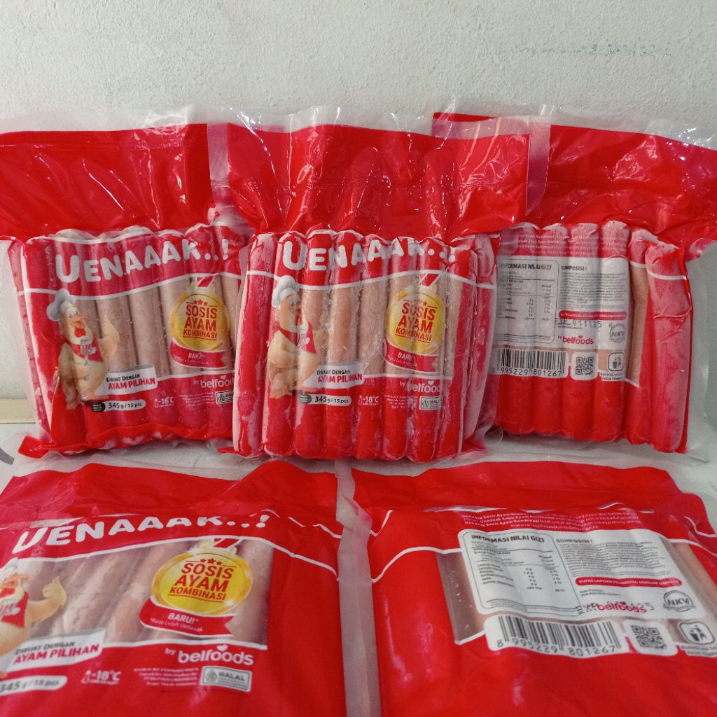 

Belfoods sosis ayam isi 15 pcs | uenaaak sosis ayam | sosis ayam