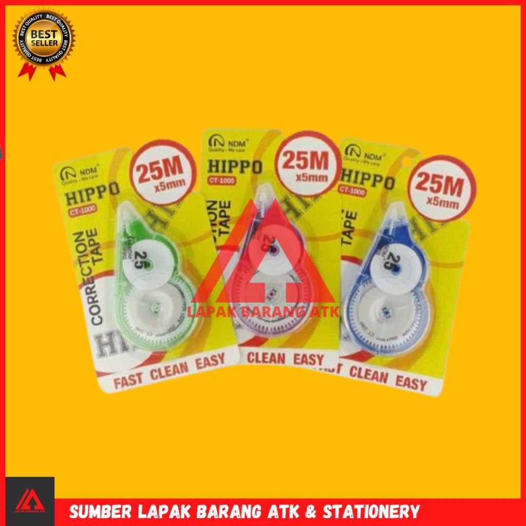 

Correction tape Hipo CT-1000 25 Meter / Tipe-X