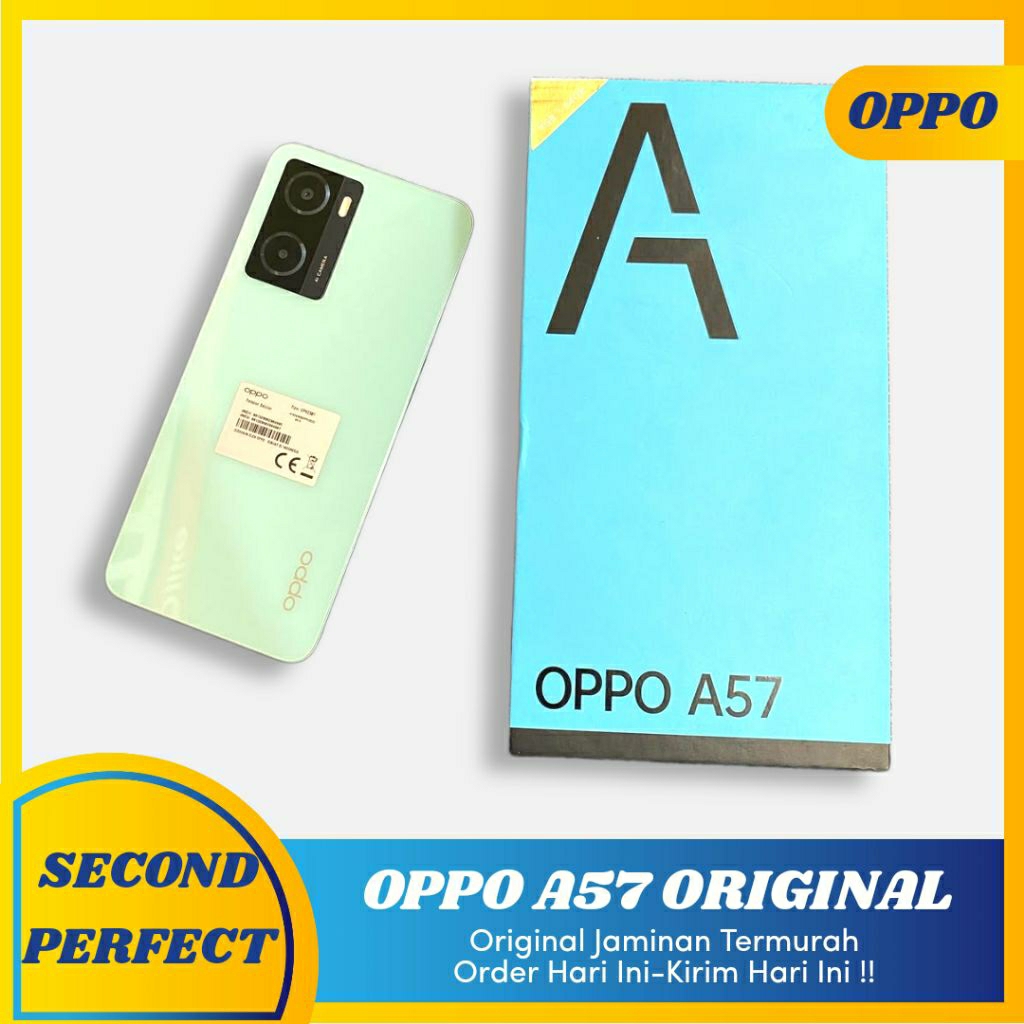 Oppo A57 4/64GB Fulset Second Hp Murah Original