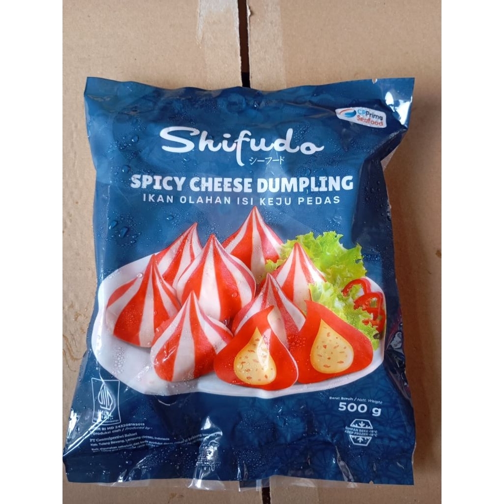

SHIFUDO SPICY CHEESE DUMPLING / IKAN OLAHAN ISI KEJU PEDAS 500GR