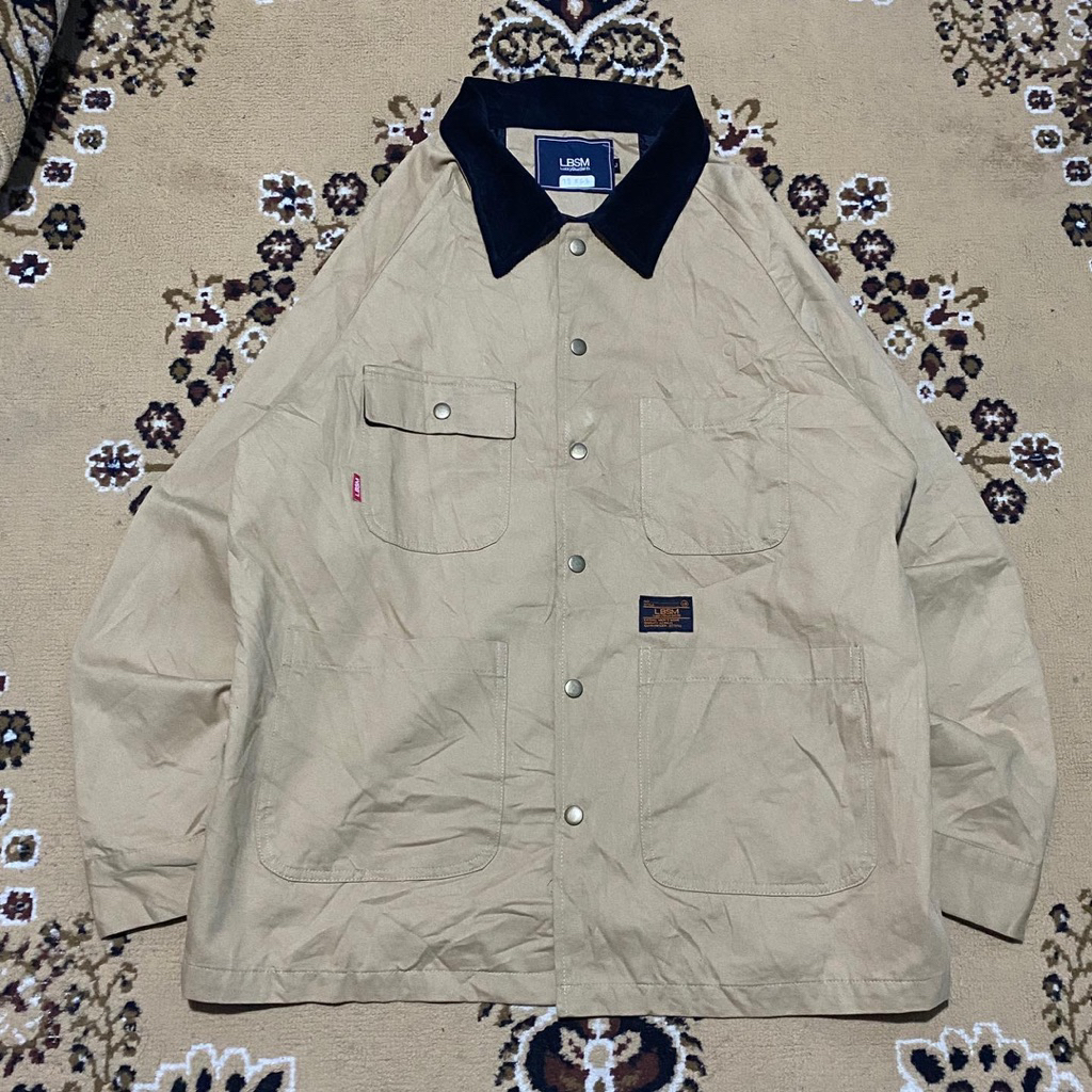 LBSM Vintage Casual Chore Kera Corduroy Jacket