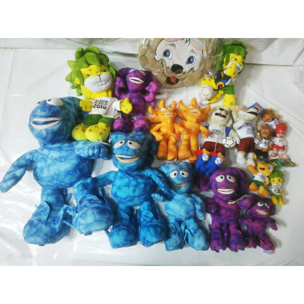 Boneka Maskot World Cup Borongan Boneka Piala Dunia 1998-2018