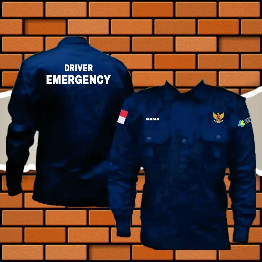 Terbaru kemeja driver emergency baju driver emergency seragam driver emergency seragam driver ambula