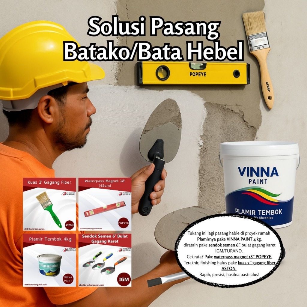 Solusi Pasang Batako/Bata Hebel