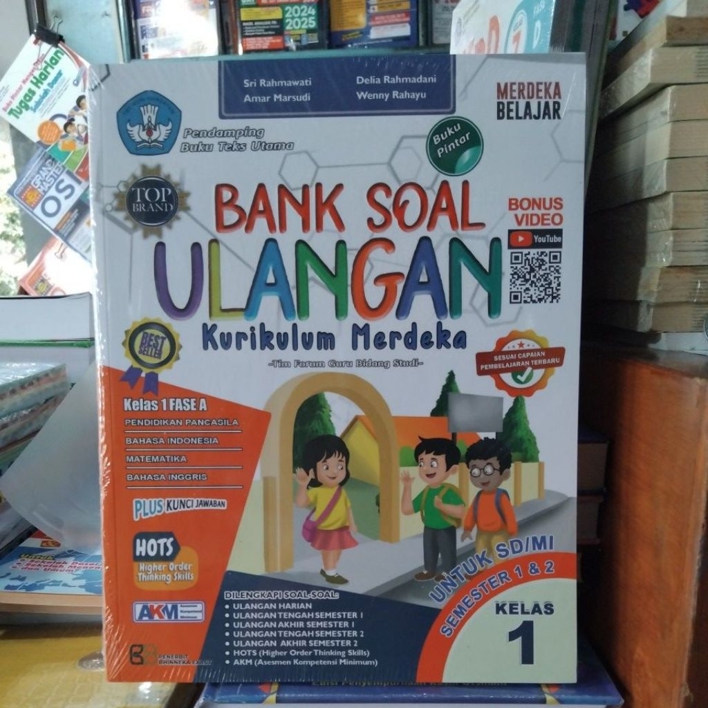 Bank Soal Ulangan kelas 1 SD  kurikulum merdeka