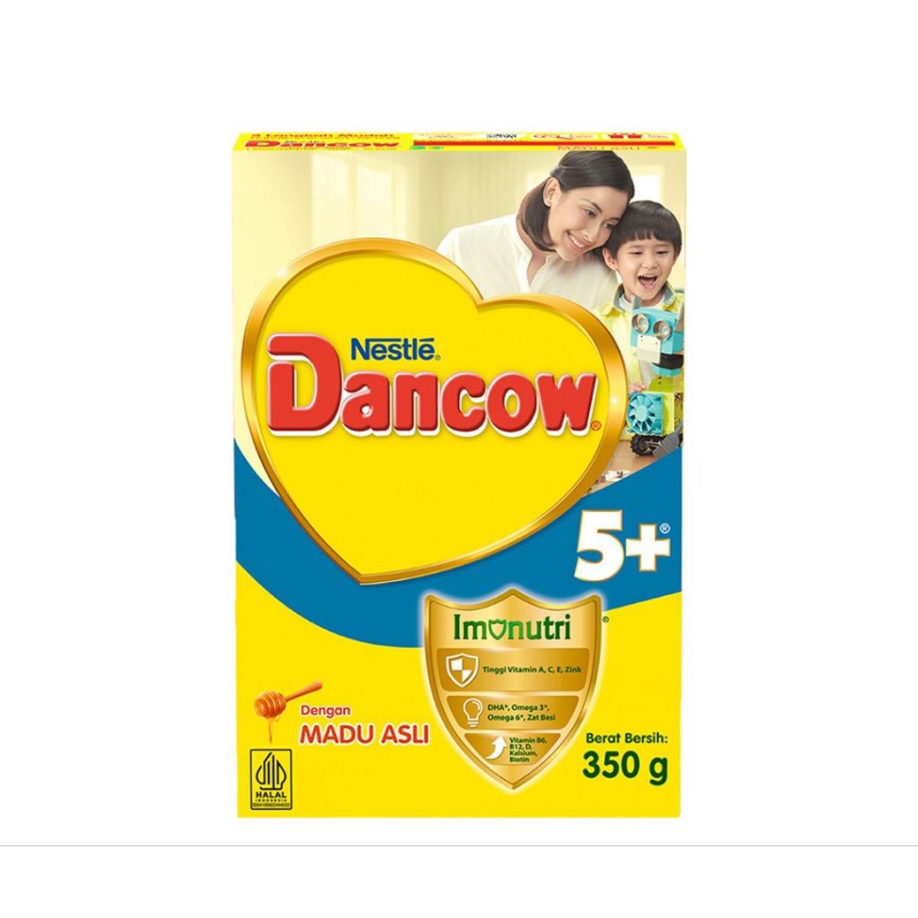 

Nestle Dancow 5+ Imunutri Susu Bubuk Pertumbuhan Anak 5-6 tahun Madu 350 gr