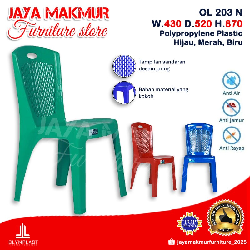 (JM) Kursi Plastik Hajatan/OL 203 N - Olymplast