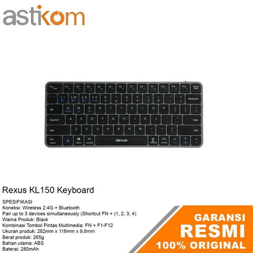 Keyboard Mini Rexus KL150 Wireless