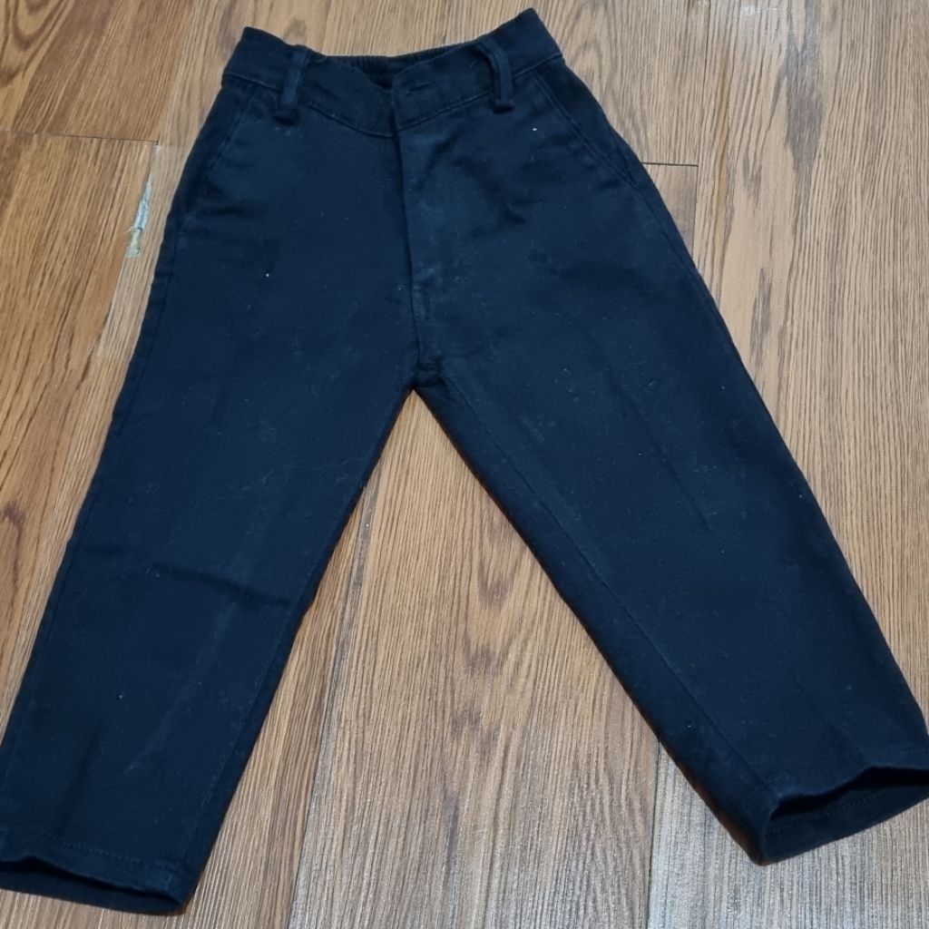 Preloved celana panjang hitam anak bahan katun