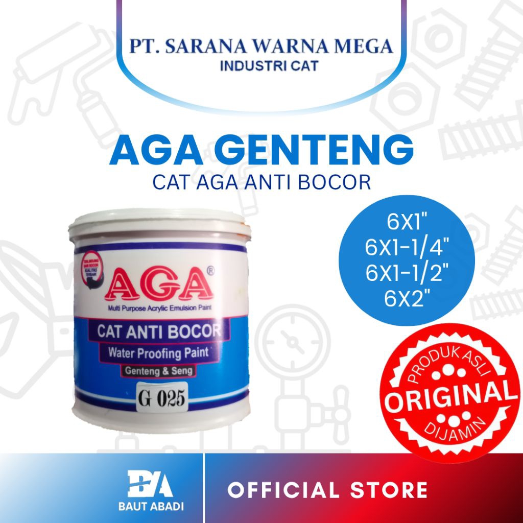 Cat Genteng Aga Anti Bocor 1 kg