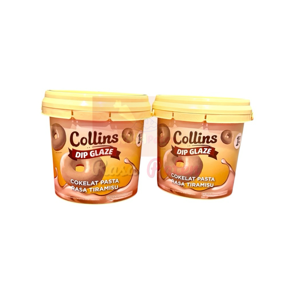 

COLLINS TIRAMISU 1 kg Halal BPOM RI COD Pail Ember Satuan