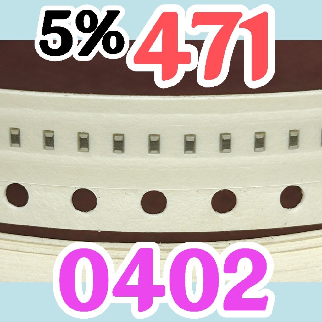 10pcs Chip resistor smd 471 470R 5% size 0402 1005 470ohm 470 ohm