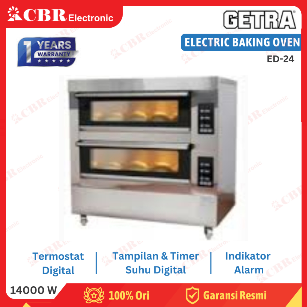 Electric Baking Oven GETRA (2 Deck) - ED-24