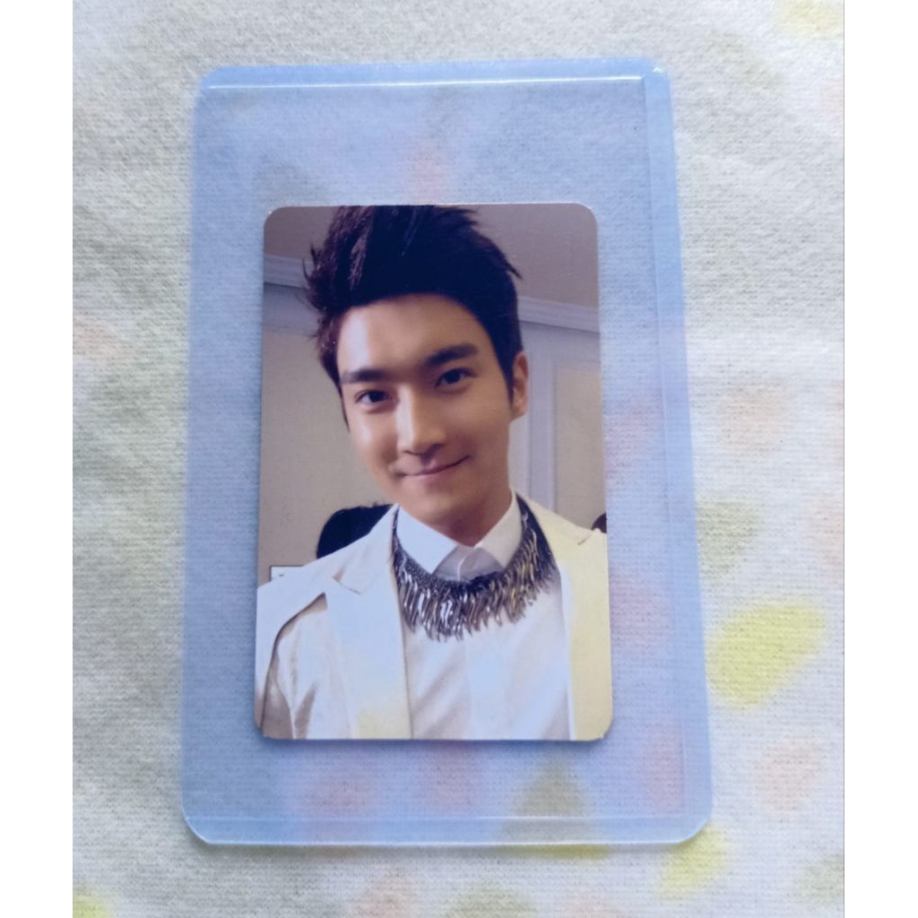 CHOI SIWON SUPER JUNIOR PHOTOCARD