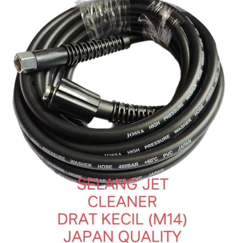 JOSSA SELANG JET CLEANER 25M ( M14) Drat Kecil  JAPAN QUALITY/ JOSSA SELANG JET CLEANER DRAT Kecil 2