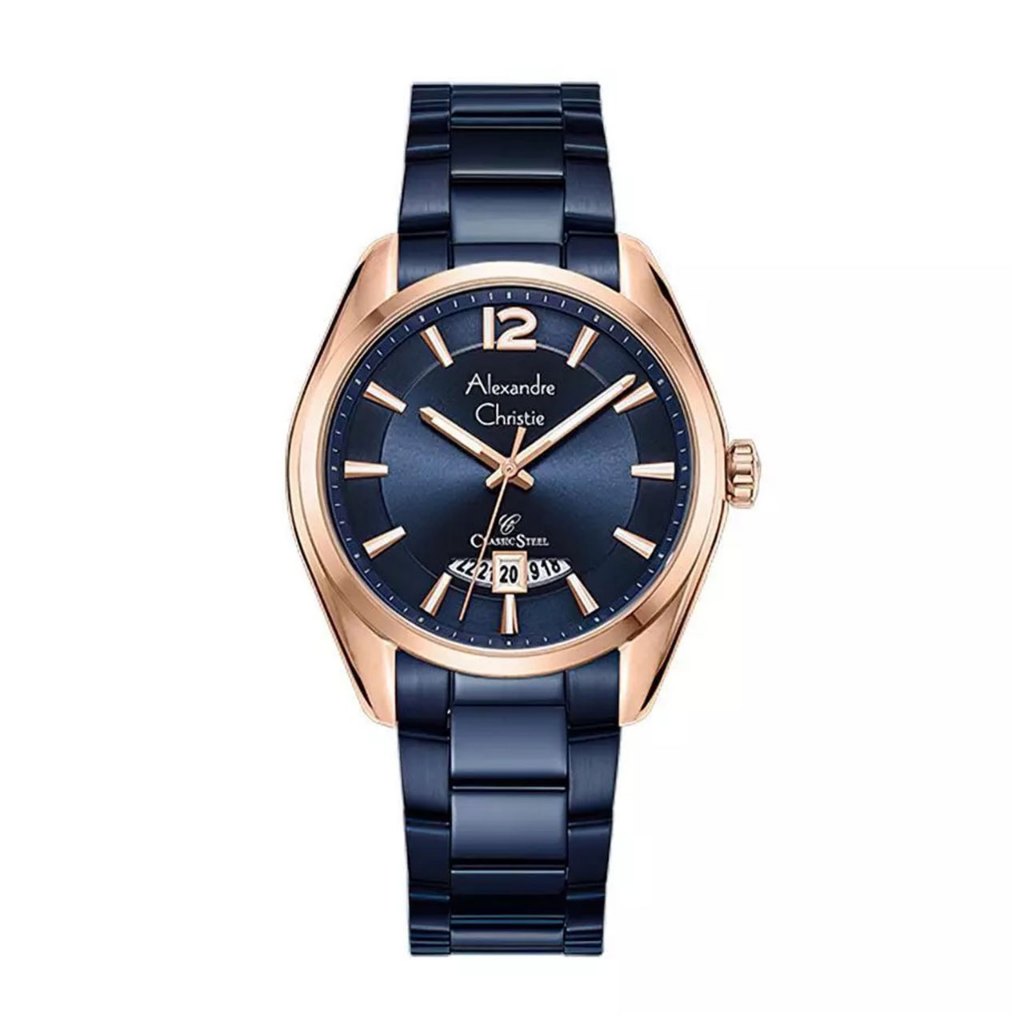 Jam Tangan Pria Analog Alexandre Christie 8679MD AC8679 AC 8679 MD 8679 MDBURBU Original Garansi Res