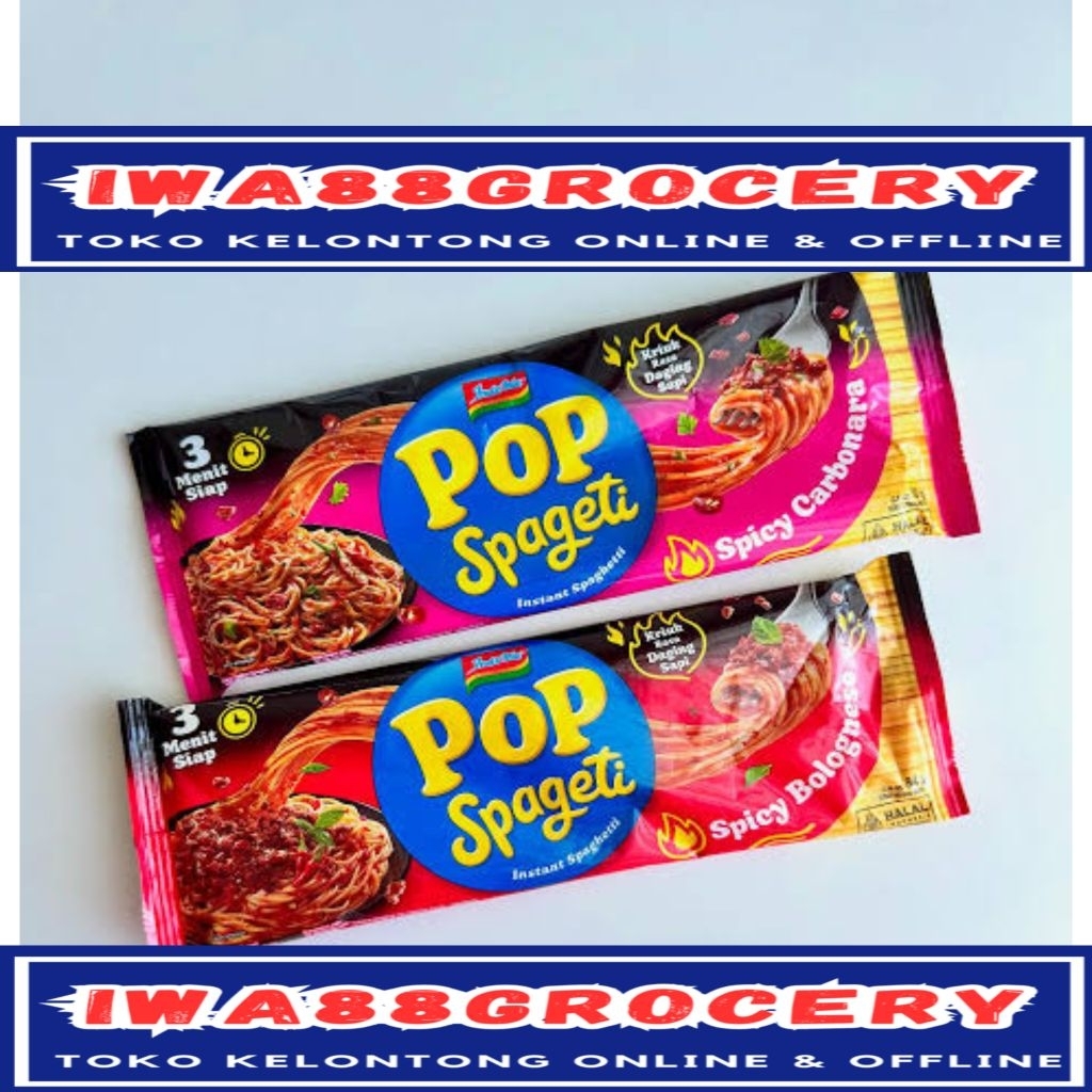 

pop SPAGETI instan by Indofood 1 pieces