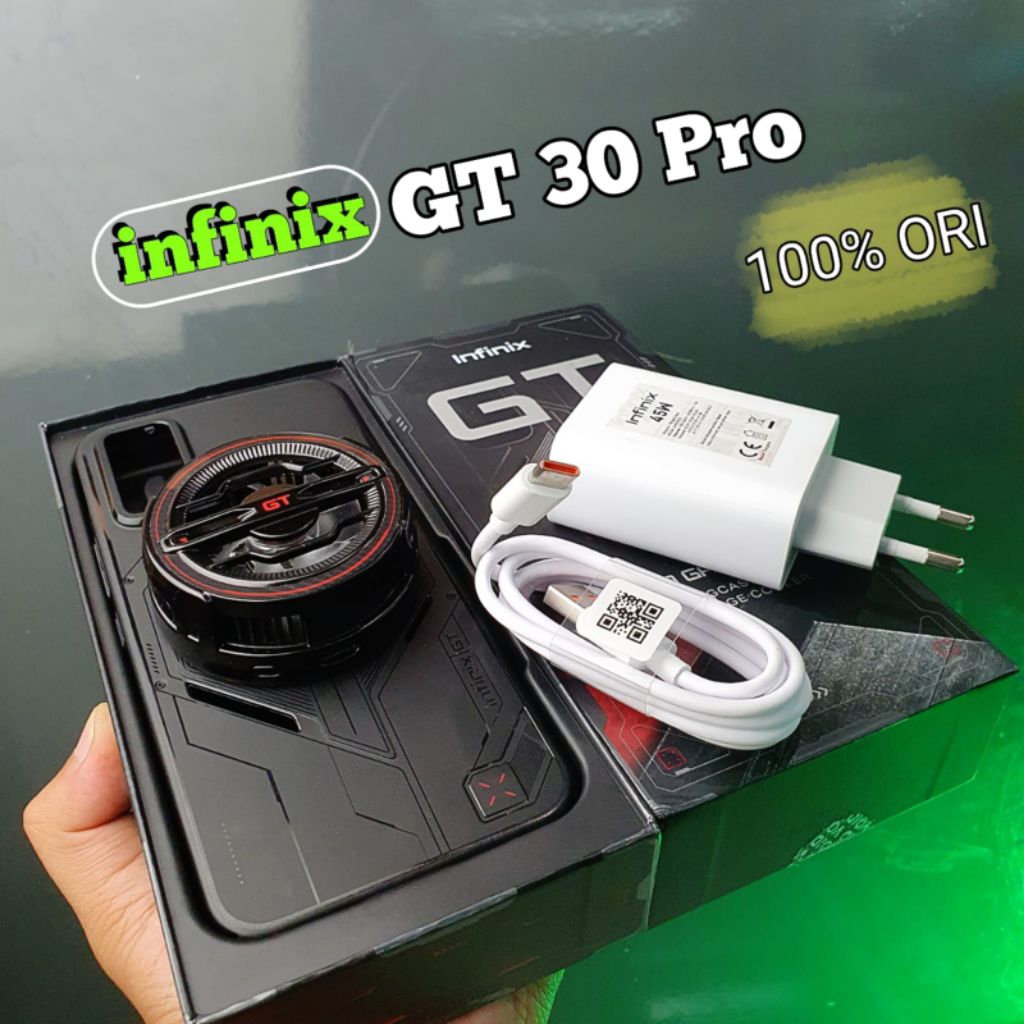 Charger Infinix Gt 30 Pro || Softcase Magnetic Gt30Pro || Cooler (Magsafe) Gt30Pro Original Copotan 