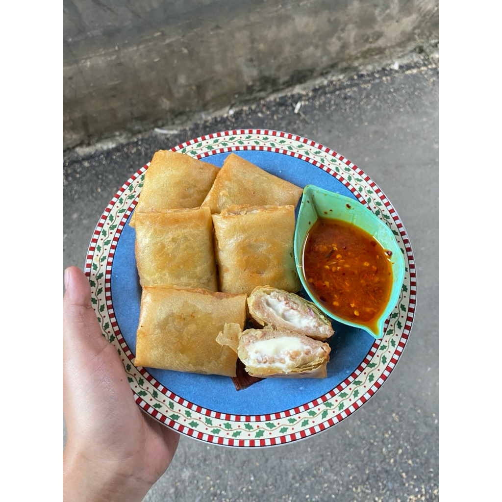 

Dimsum goreng keju lumer viral sudah free 2saus