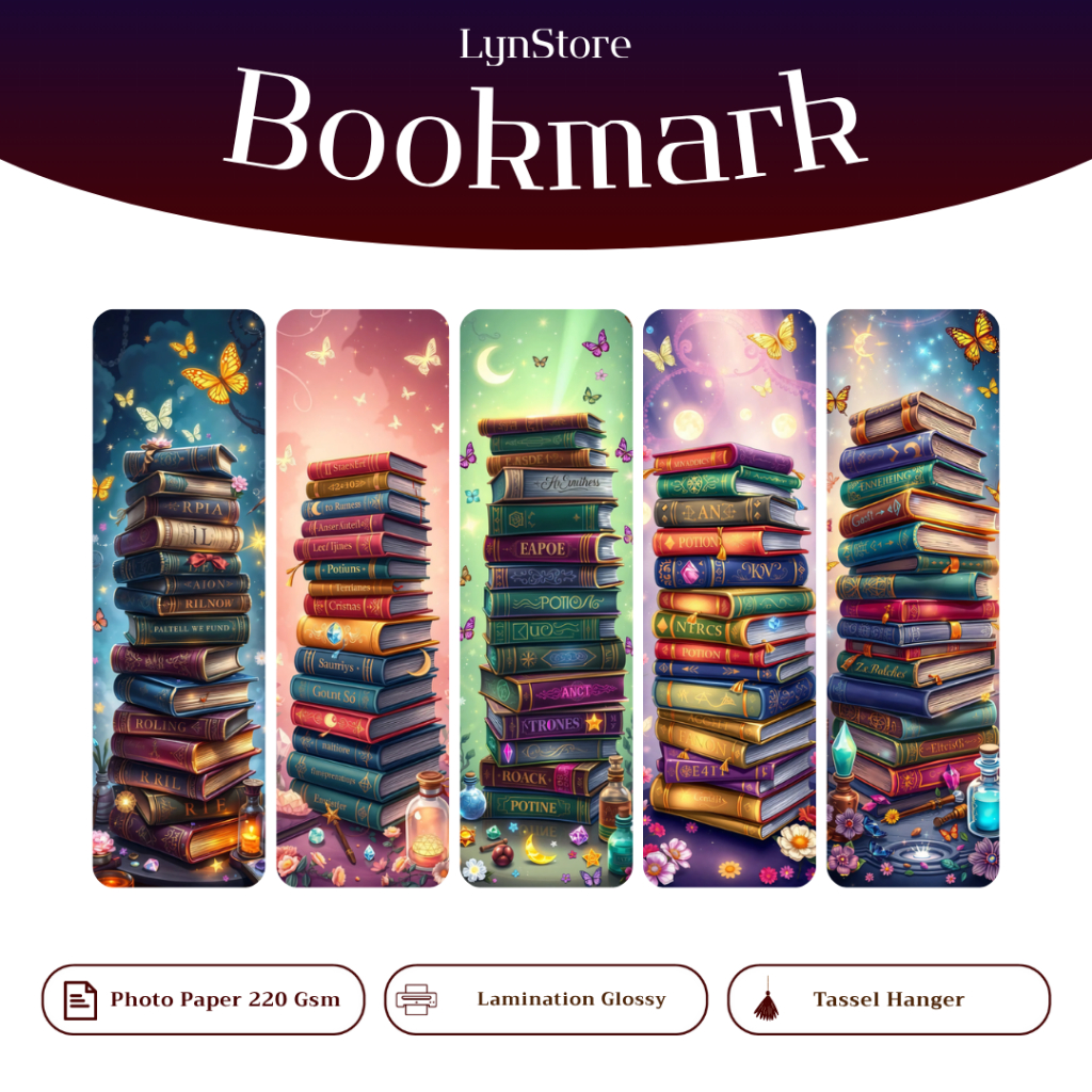 

(LS_BM009) Pembatas Buku Bookgrimoire Collection | Bookmark